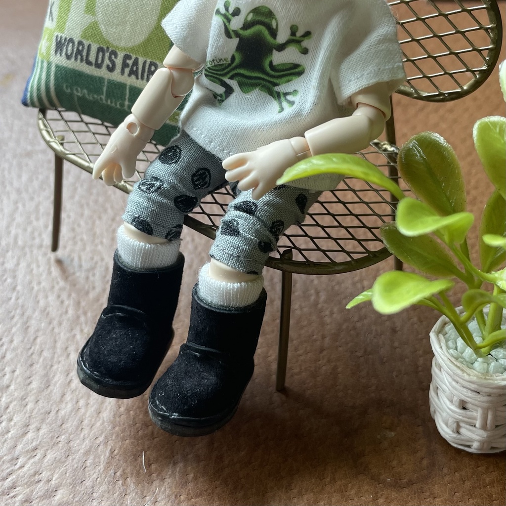 オビツ11 スウェードブーツ