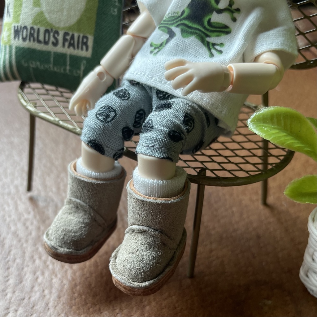 オビツ11 スウェードブーツ