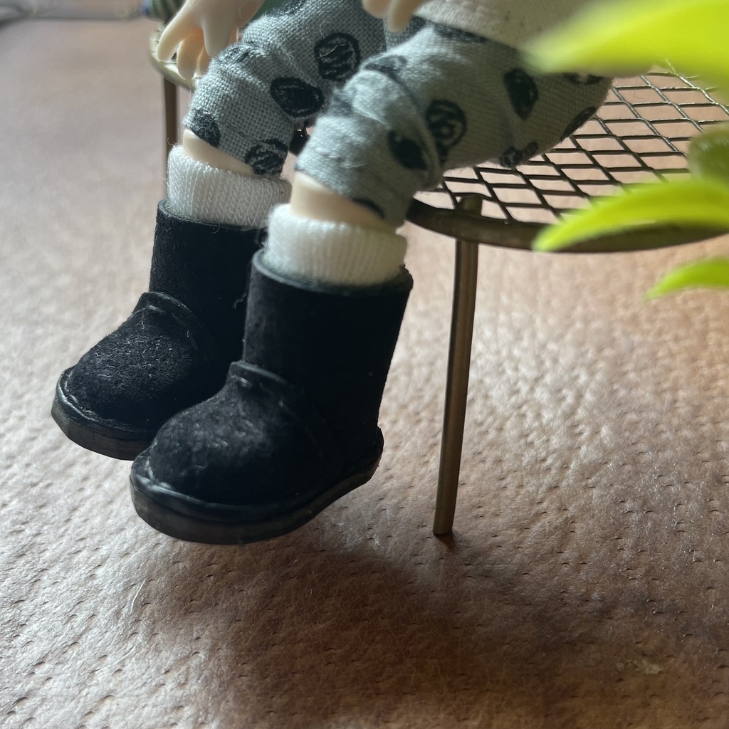 オビツ11 スウェードブーツ