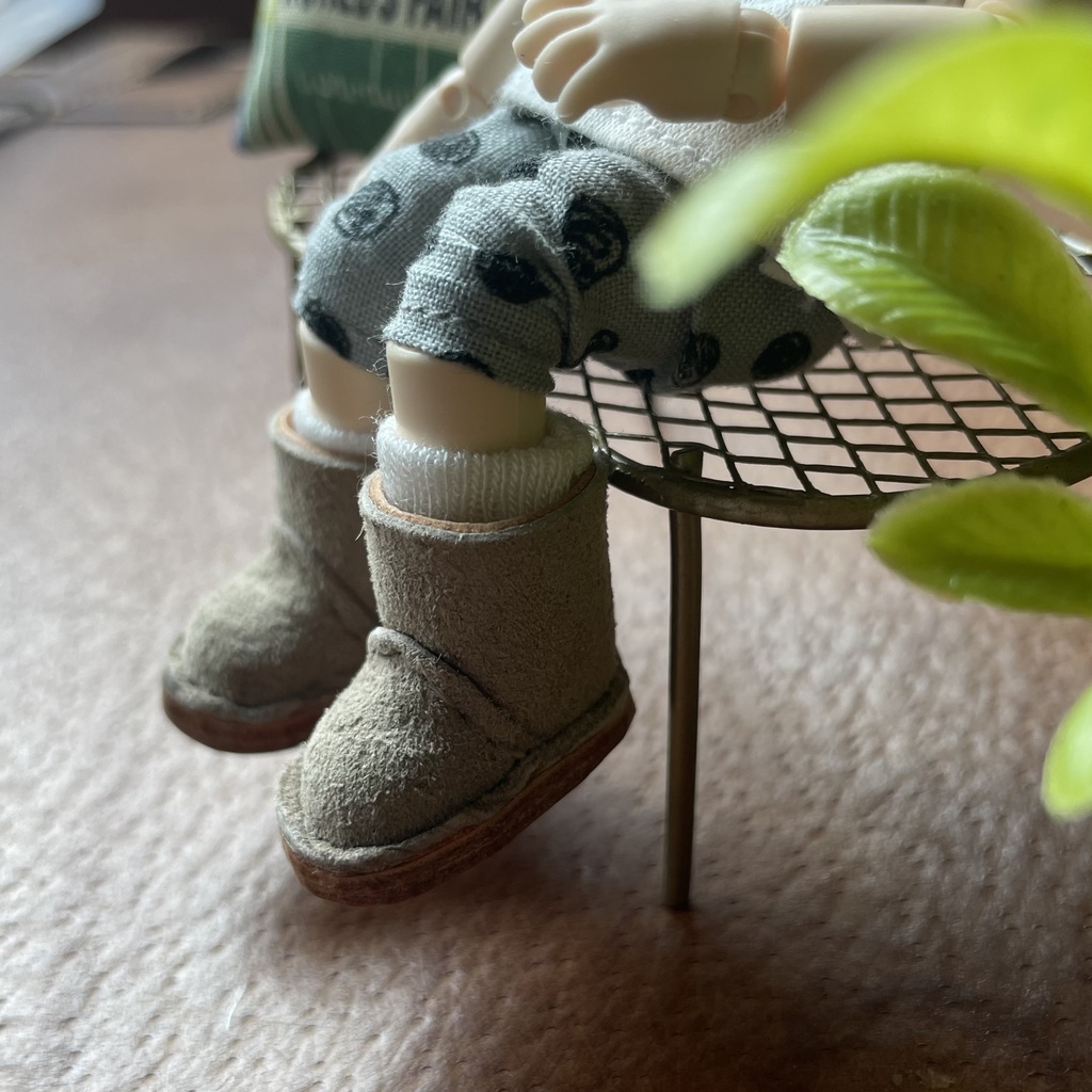 オビツ11 スウェードブーツ