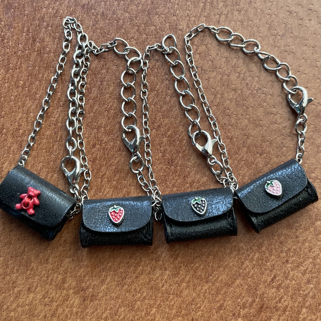 チェーンバッグ　黒　オビツ11  調整機能付き