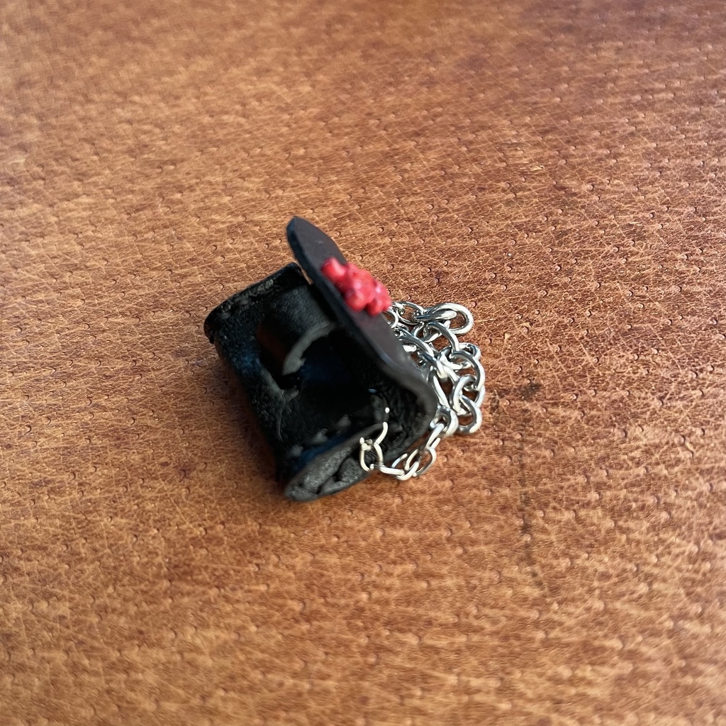 チェーンバッグ 黒 オビツ11 調整機能付き