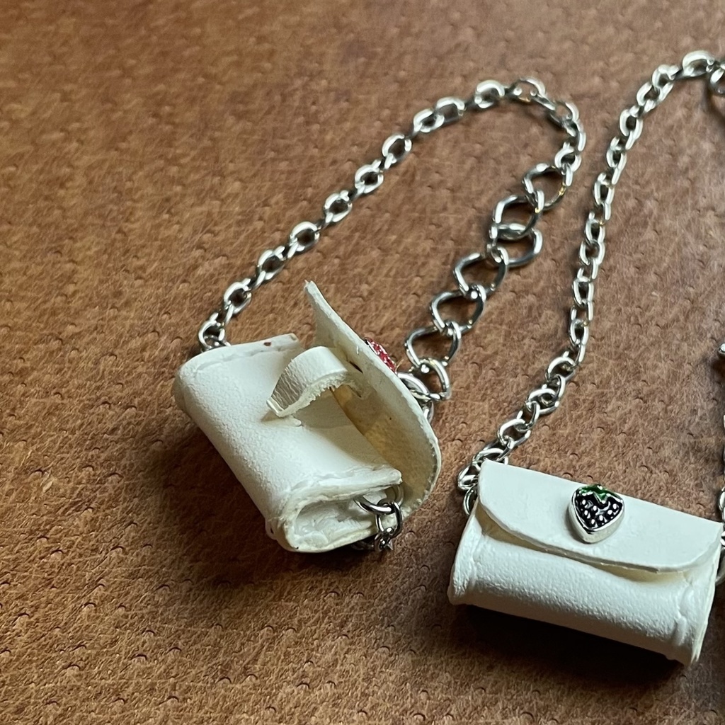 チェーンバッグ 白 オビツ11 調整機能付き