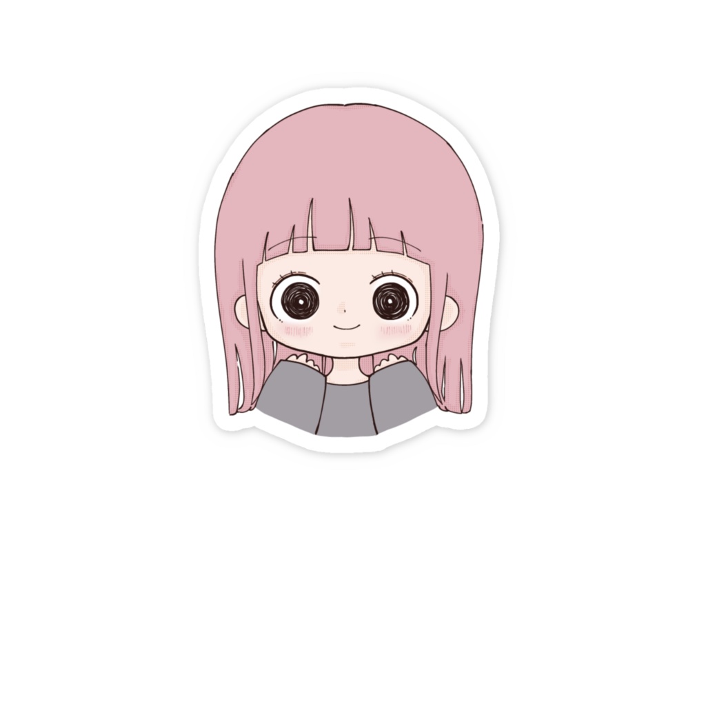 がるらじステッカー (さなこちゃん)