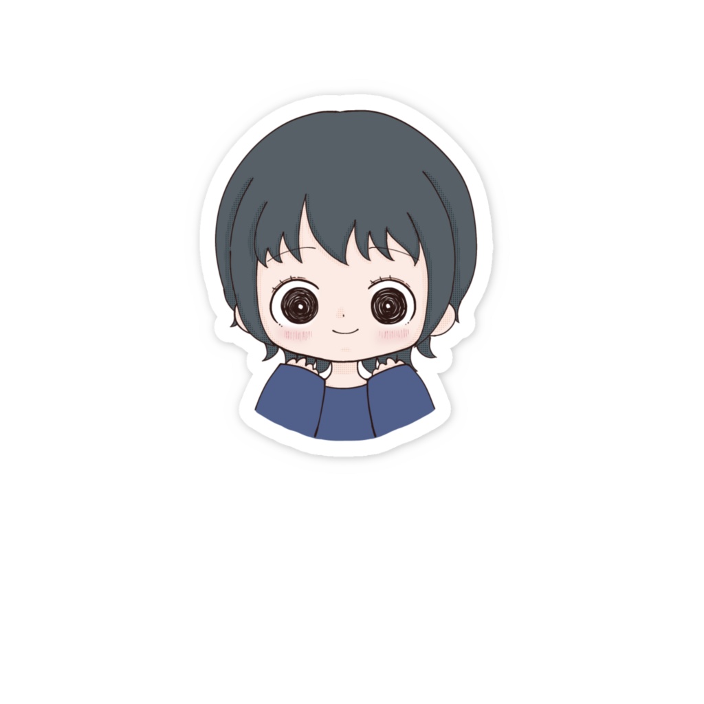 がるらじステッカー (水月レイちゃん)