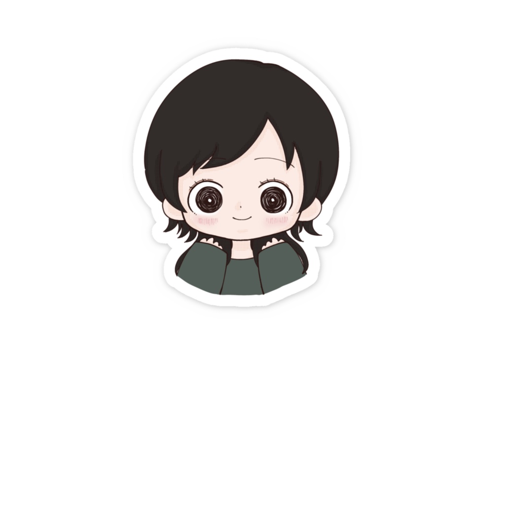 がるらじステッカー (音郷しまちゃん)