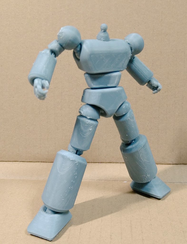 全高13.5cm オリジナルロボット ウッサインジャーU ABS製フルアクションフィギュア 完成品 おまけ付