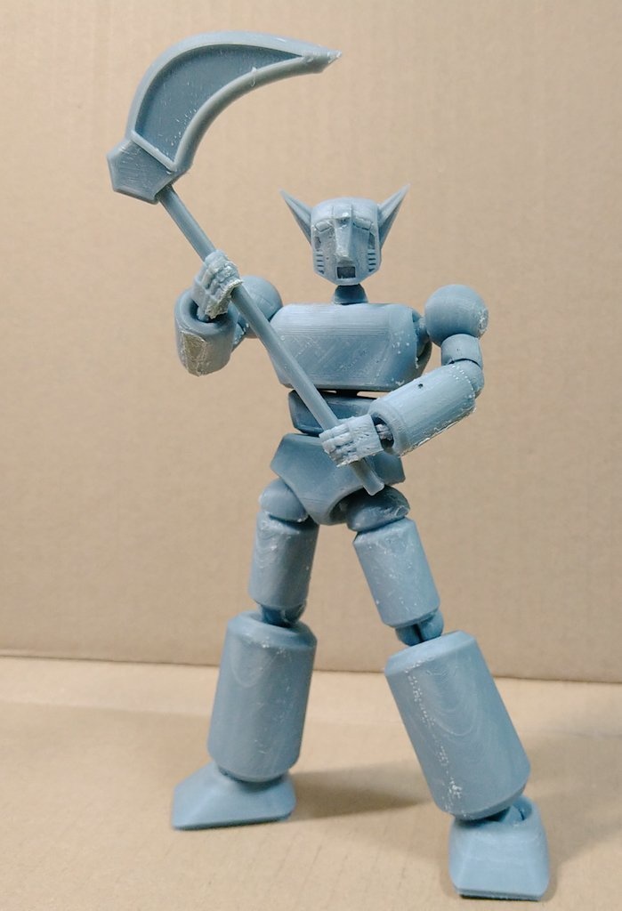 全高13.5cm オリジナルロボット ウッサインジャーU ABS製フルアクションフィギュア 完成品 おまけ付