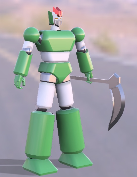 全高13.5cm オリジナルロボット ウッサインジャーU ABS製フルアクションフィギュア 完成品 おまけ付