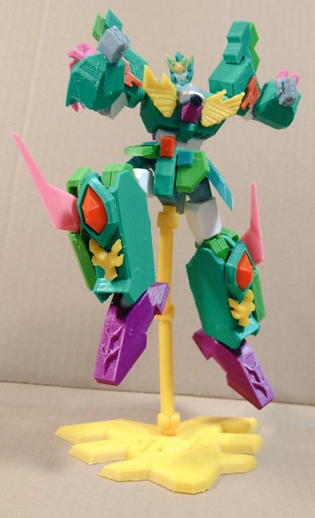 勇者疾風ZXカルバー フルカラー ABS製 17cm フルアクションフィギュア