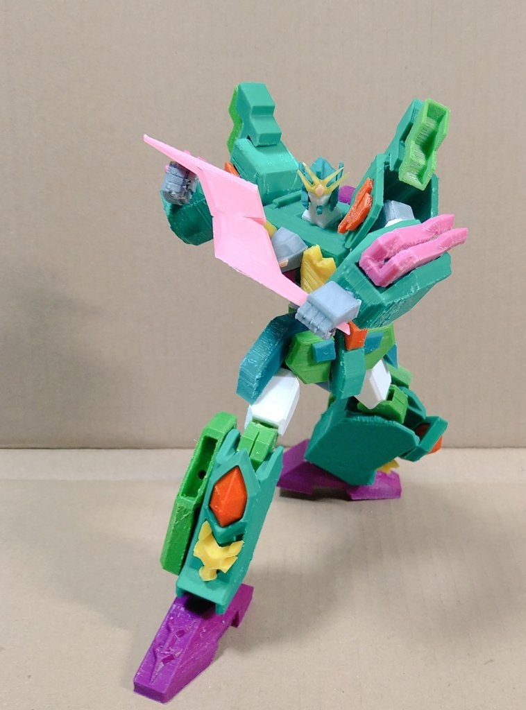 勇者疾風ZXカルバー フルカラー ABS製 17cm フルアクションフィギュア