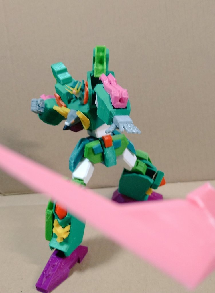 勇者疾風ZXカルバー フルカラー ABS製 17cm フルアクションフィギュア