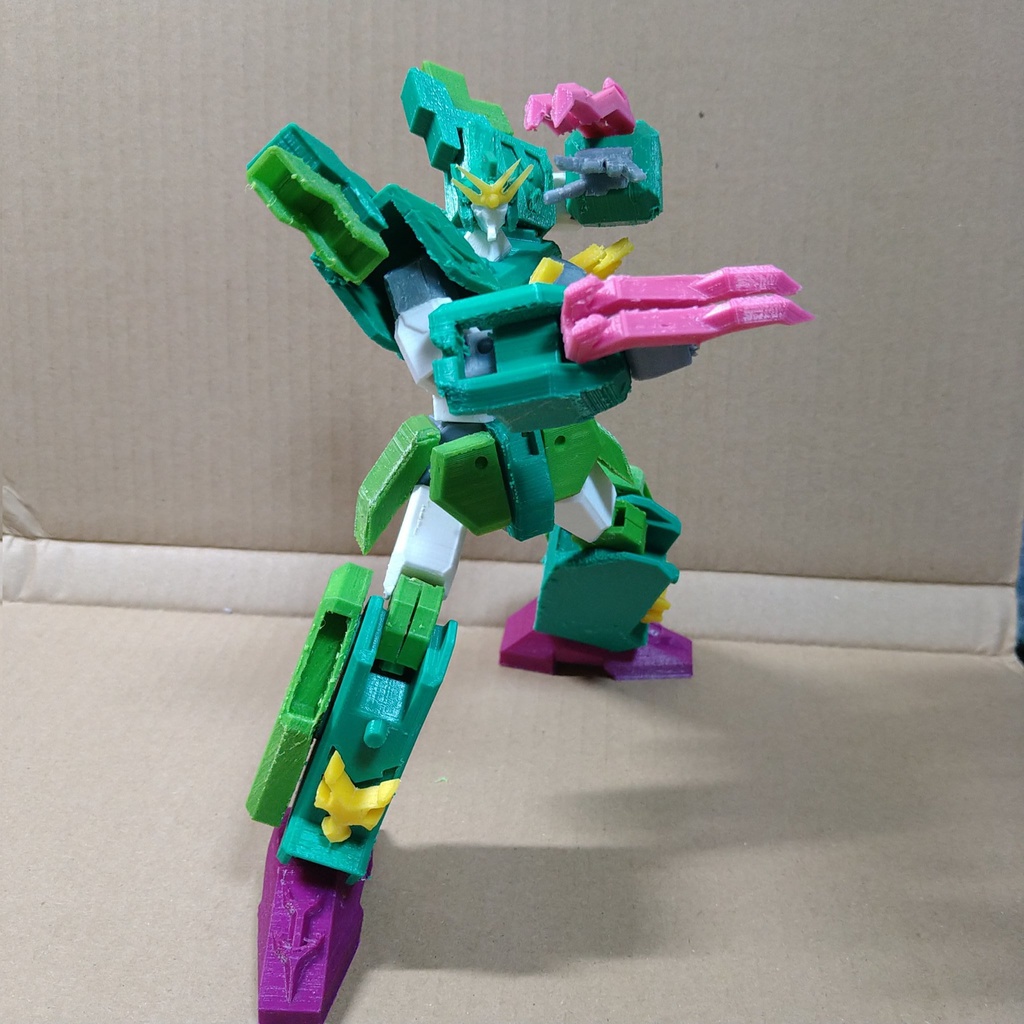 勇者疾風ZXカルバー フルカラー ABS製 17cm フルアクションフィギュア