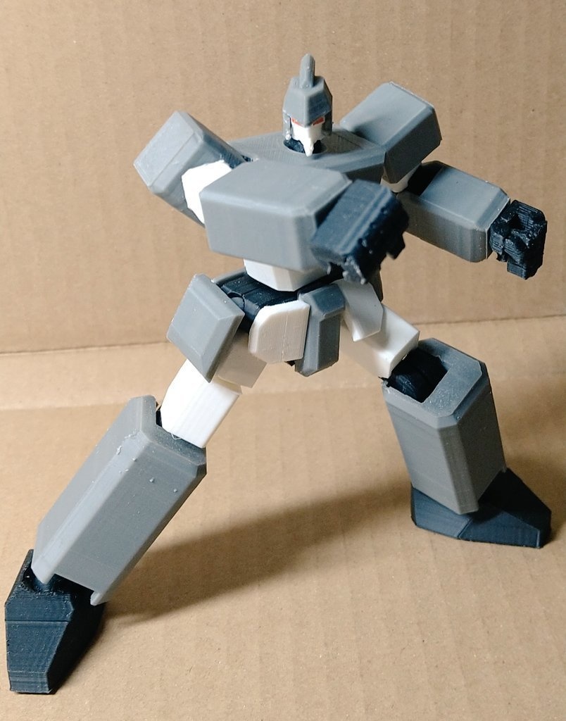 箱ロボ素体。オリジナルロボット DX量産型ラパンダー(3色カラー指定版※色指定可能) 全高約13cm ABS製フルアクションフィギュア さらにおまけ付 +ブースト特典有