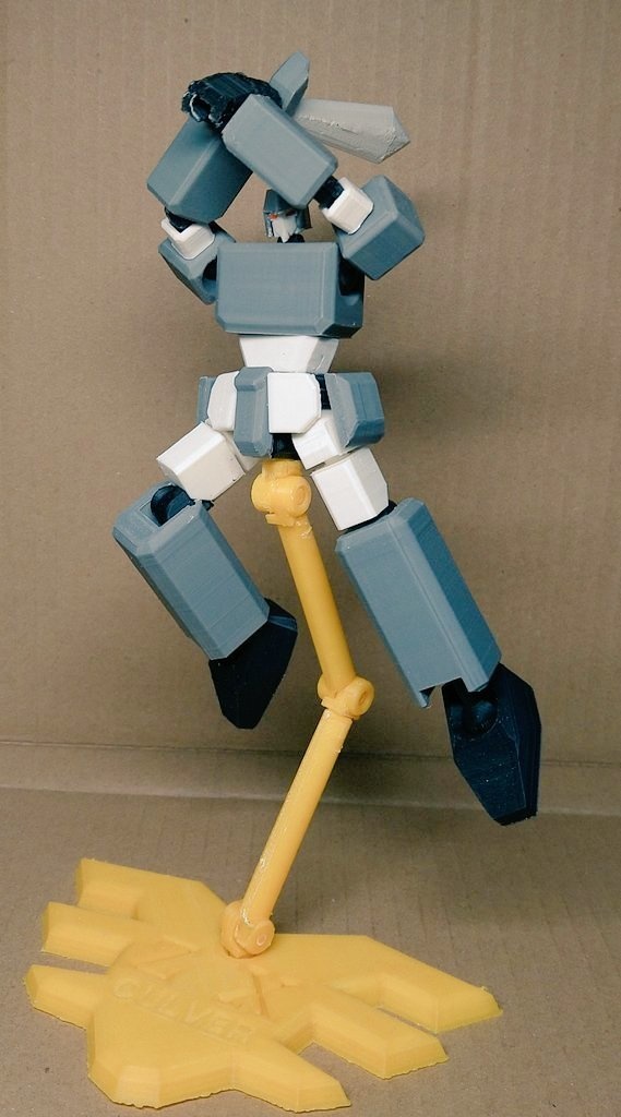 箱ロボ素体。オリジナルロボット DX量産型ラパンダー(3色カラー指定版※色指定可能) 全高約13cm ABS製フルアクションフィギュア さらにおまけ付 +ブースト特典有