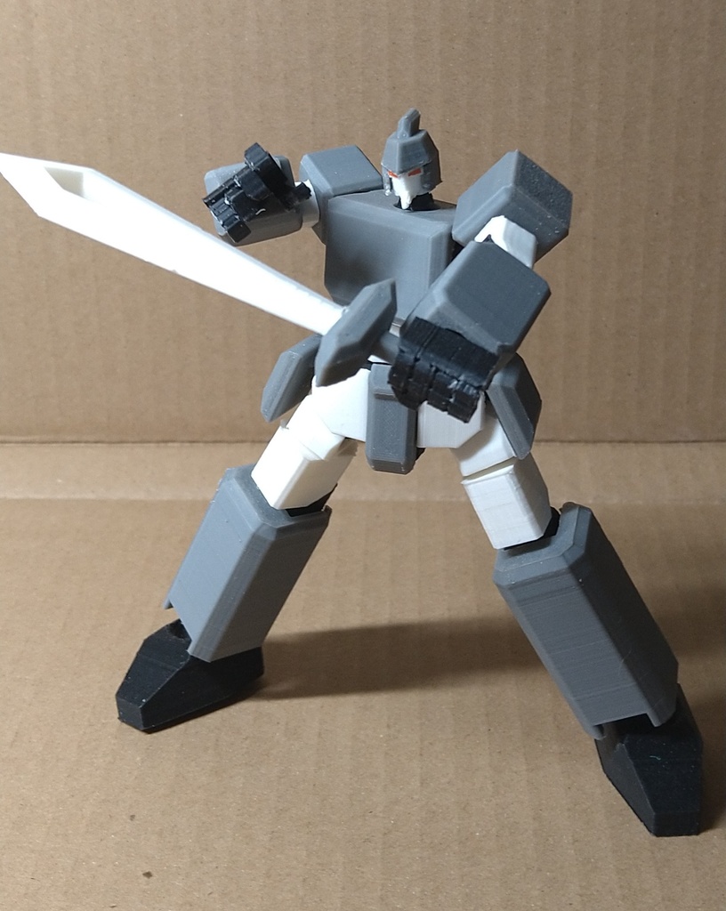 箱ロボ素体。オリジナルロボット DX量産型ラパンダー(3色カラー指定版※色指定可能) 全高約13cm ABS製フルアクションフィギュア さらにおまけ付 +ブースト特典有