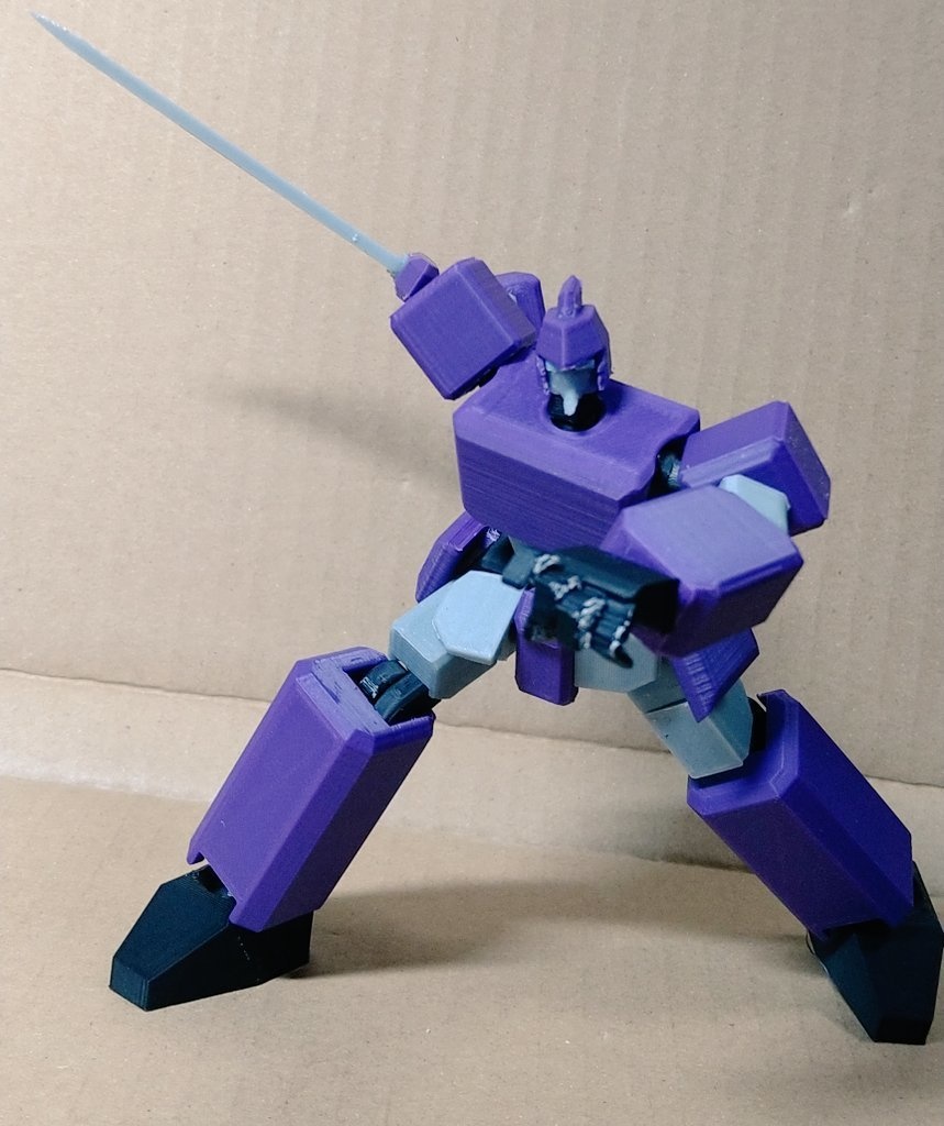 箱ロボ素体。オリジナルロボット DX量産型ラパンダー(3色カラー指定版※色指定可能) 全高約13cm ABS製フルアクションフィギュア さらにおまけ付 +ブースト特典有