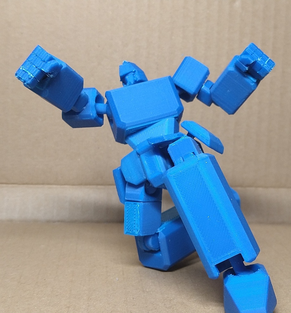 箱ロボ素体。オリジナルロボット 量産型ラパンダー(単色版※色指定可能) 全高約13cm ABS製フルアクションフィギュア さらにおまけ付 +ブースト特典有