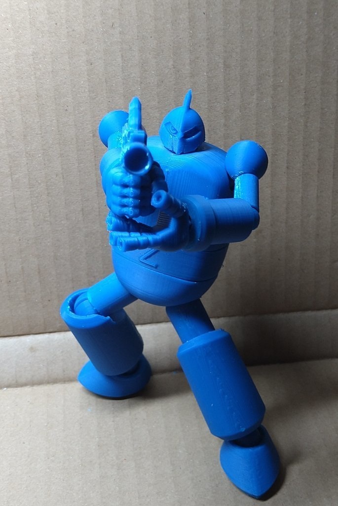 ドラム缶型ロボ素体。オリジナルロボット 仁義ロボ ドルジンZ(単色版※色指定可能) 全高約13.5cm ABS製フルアクションフィギュア さらにおまけ付