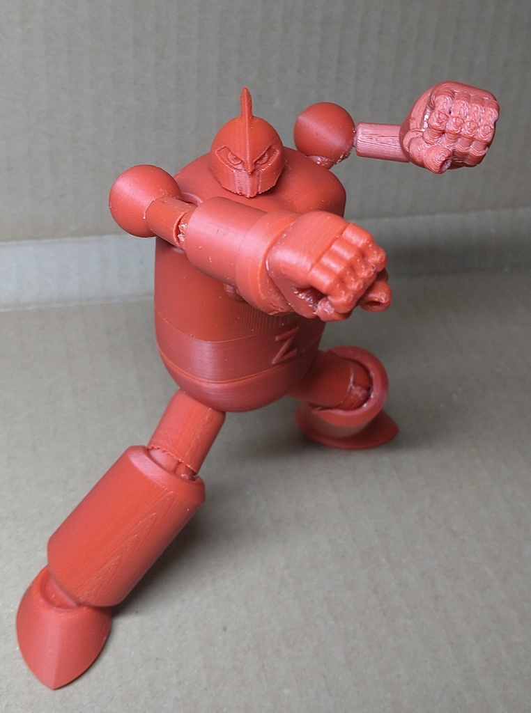 ドラム缶型ロボ素体。オリジナルロボット 仁義ロボ ドルジンZ(単色版※色指定可能) 全高約13.5cm ABS製フルアクションフィギュア さらにおまけ付