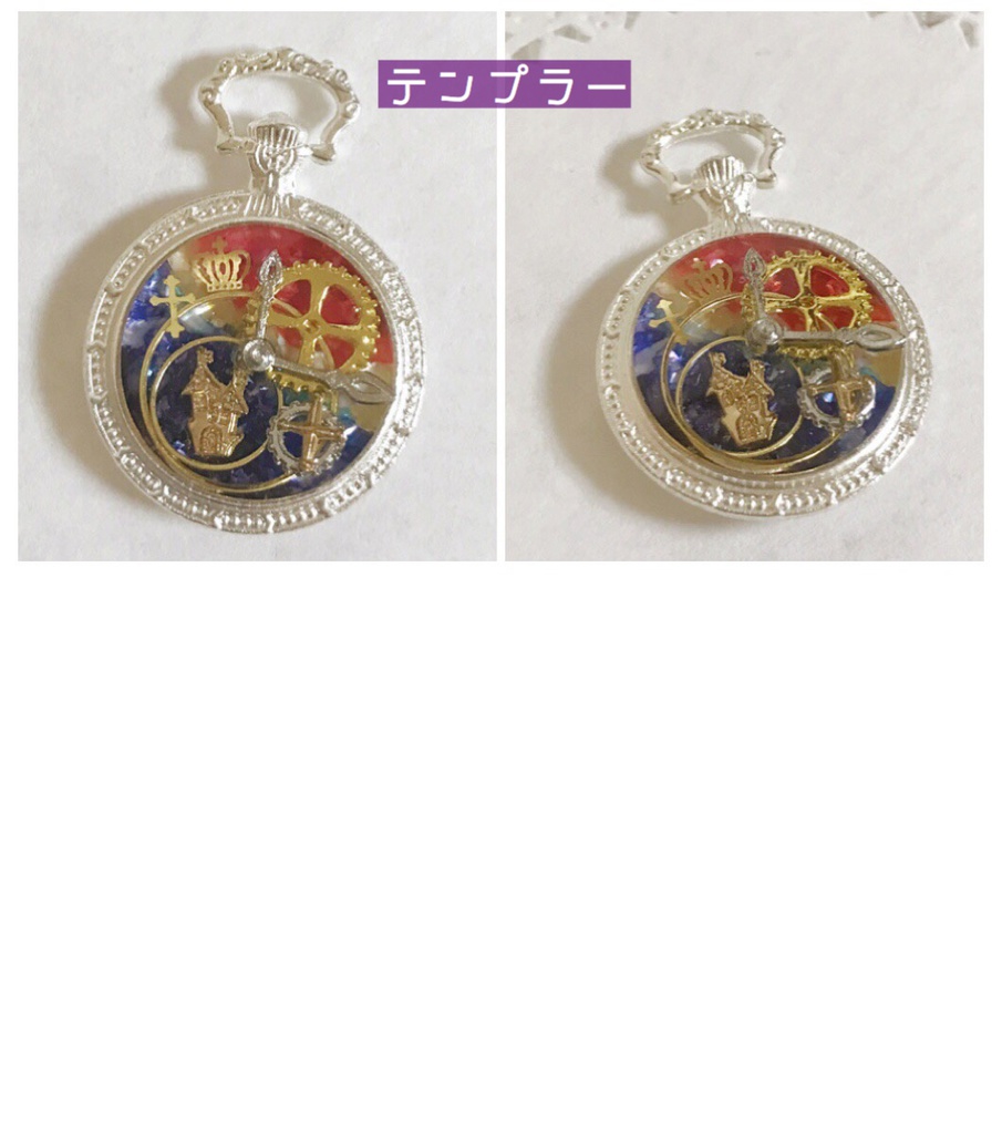 職別イメージ懐中時計型アクセサリー【剣/弓】