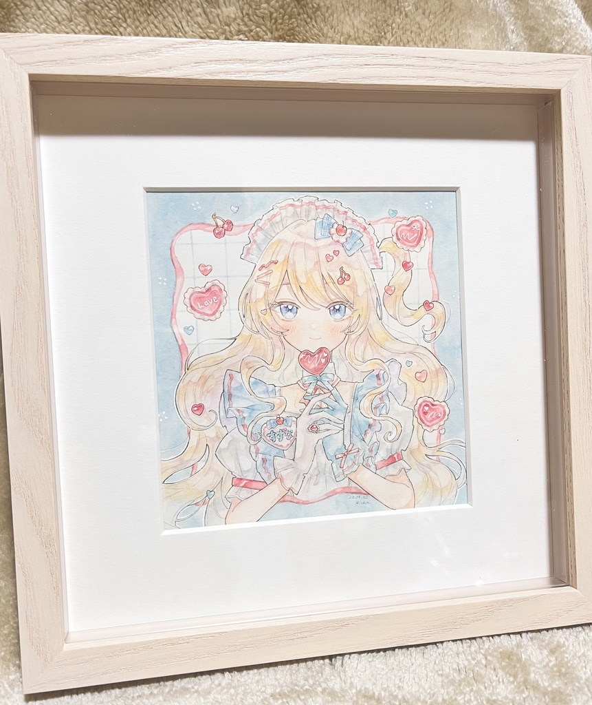 【額装原画】Sweet Love