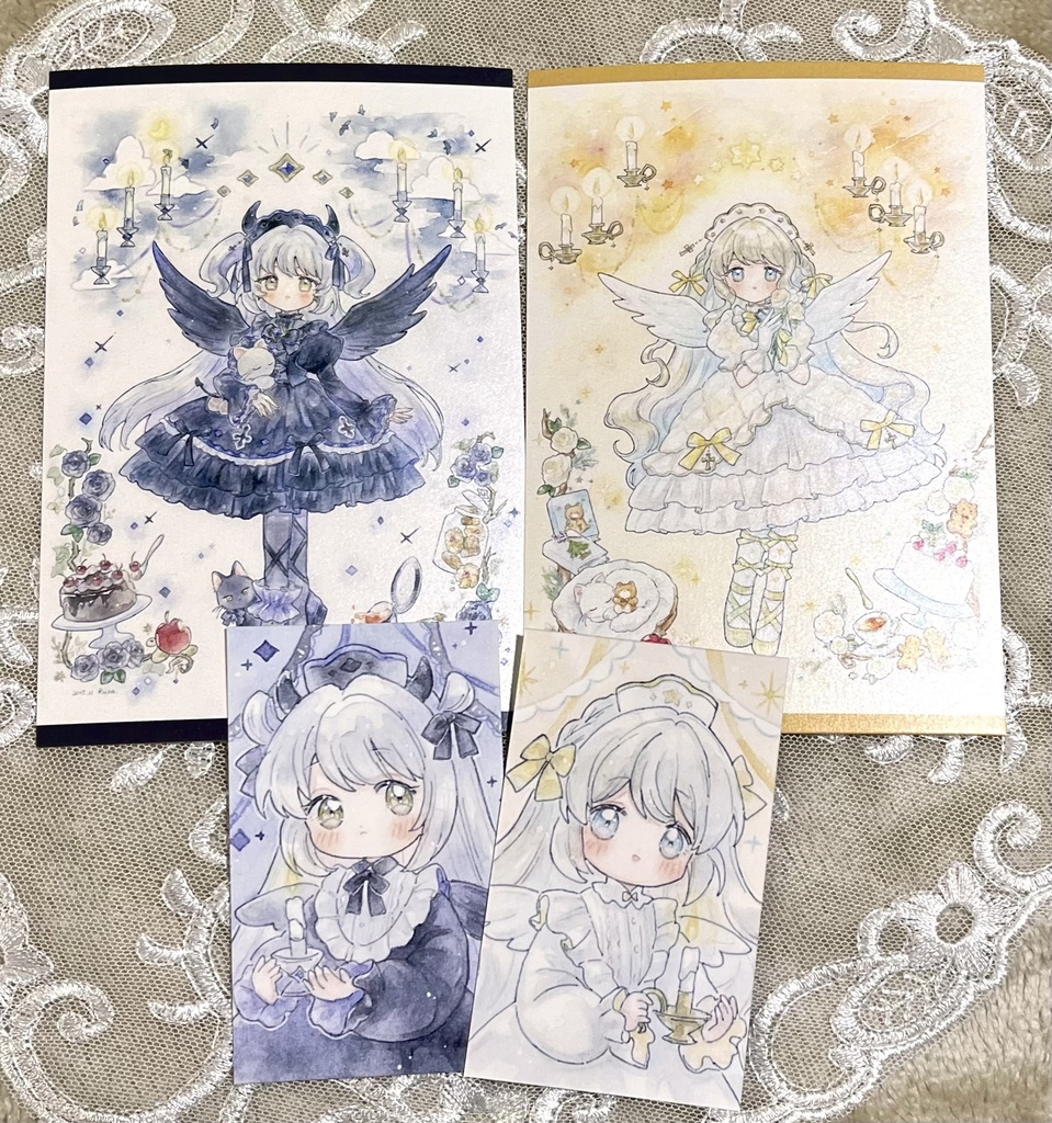 ポスカセット(ミニカードのおまけつき)【天使・悪魔展 2025】