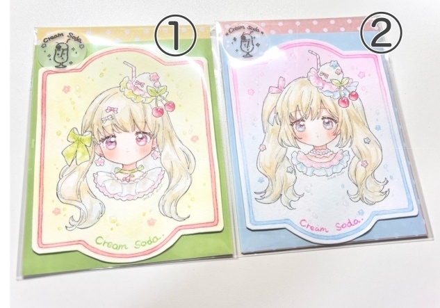 ダイカット原画【①、②】