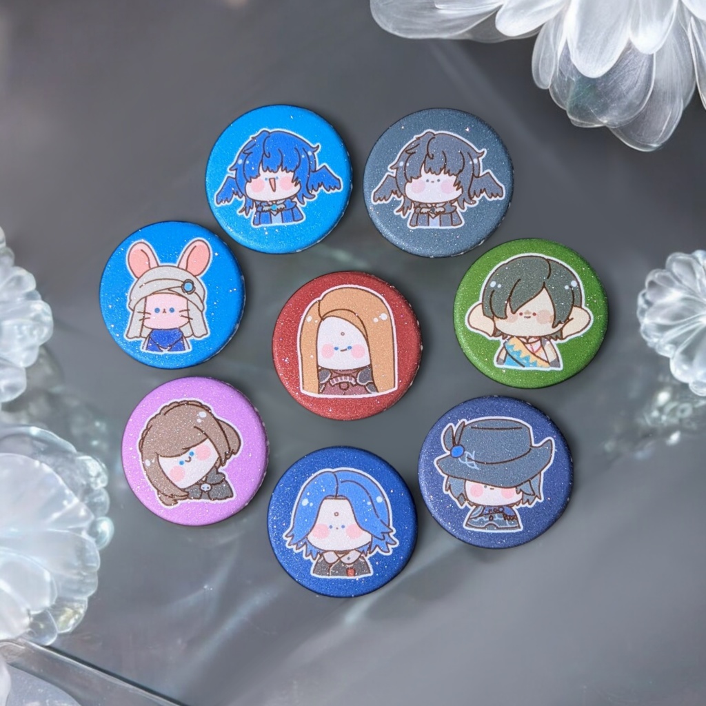 【FF14】3.2cm マグネット缶バッジ【フィナーレ編】