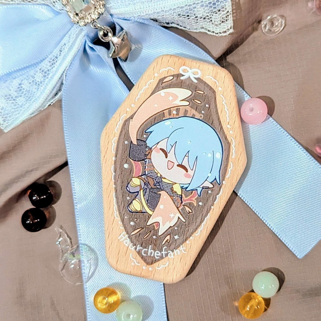 【FF14】オルシュファン　木製　マグネット
