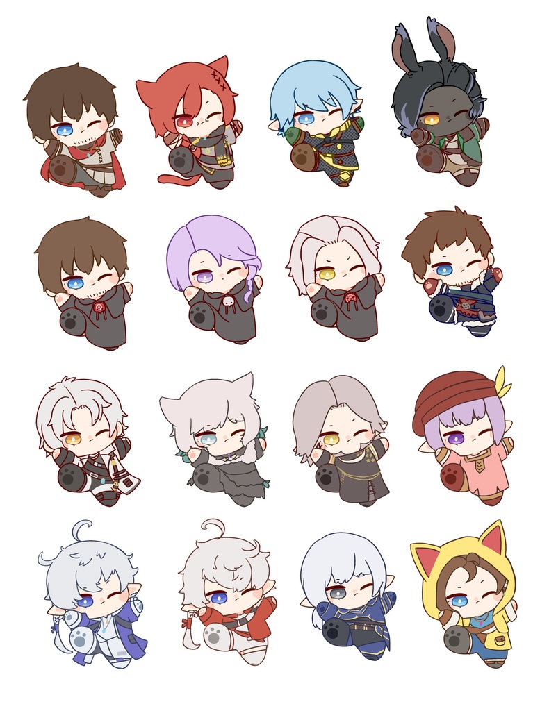 【FF14】連結アクリルチャーム