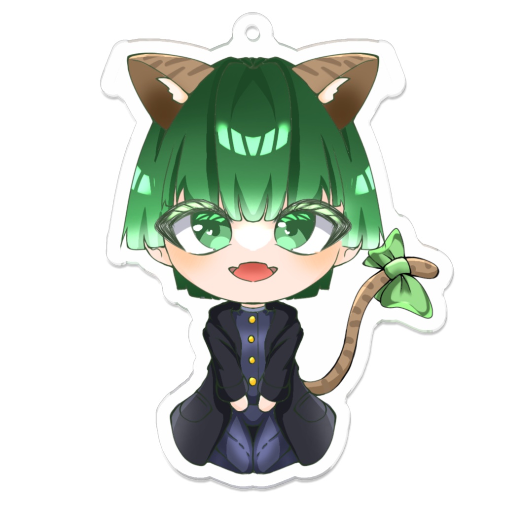 青鬼猫耳アクキー（直樹） - わた/WADA✨🌙 - BOOTH