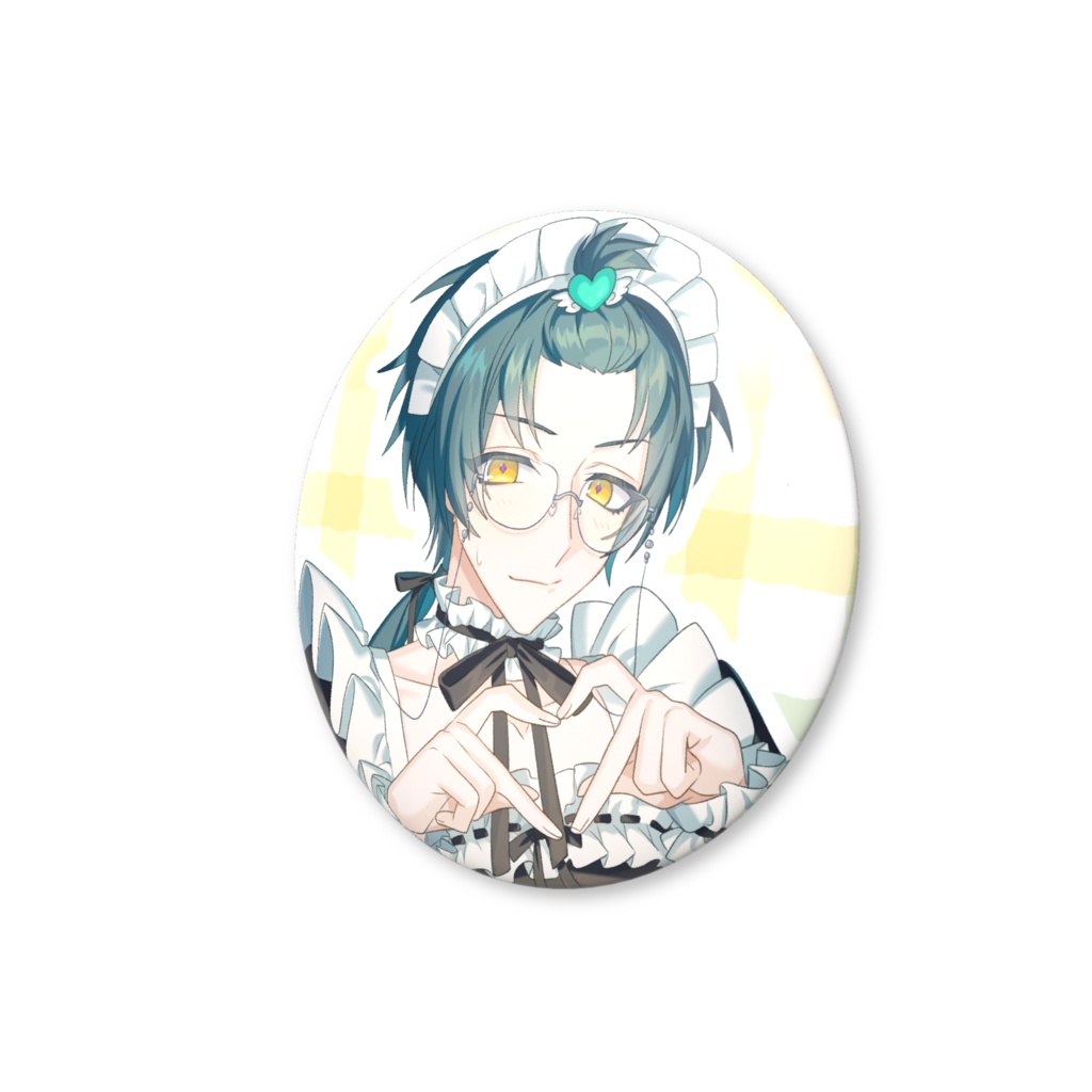 玖穏千夏 エイプリルフール缶バッチ (バリューver.)