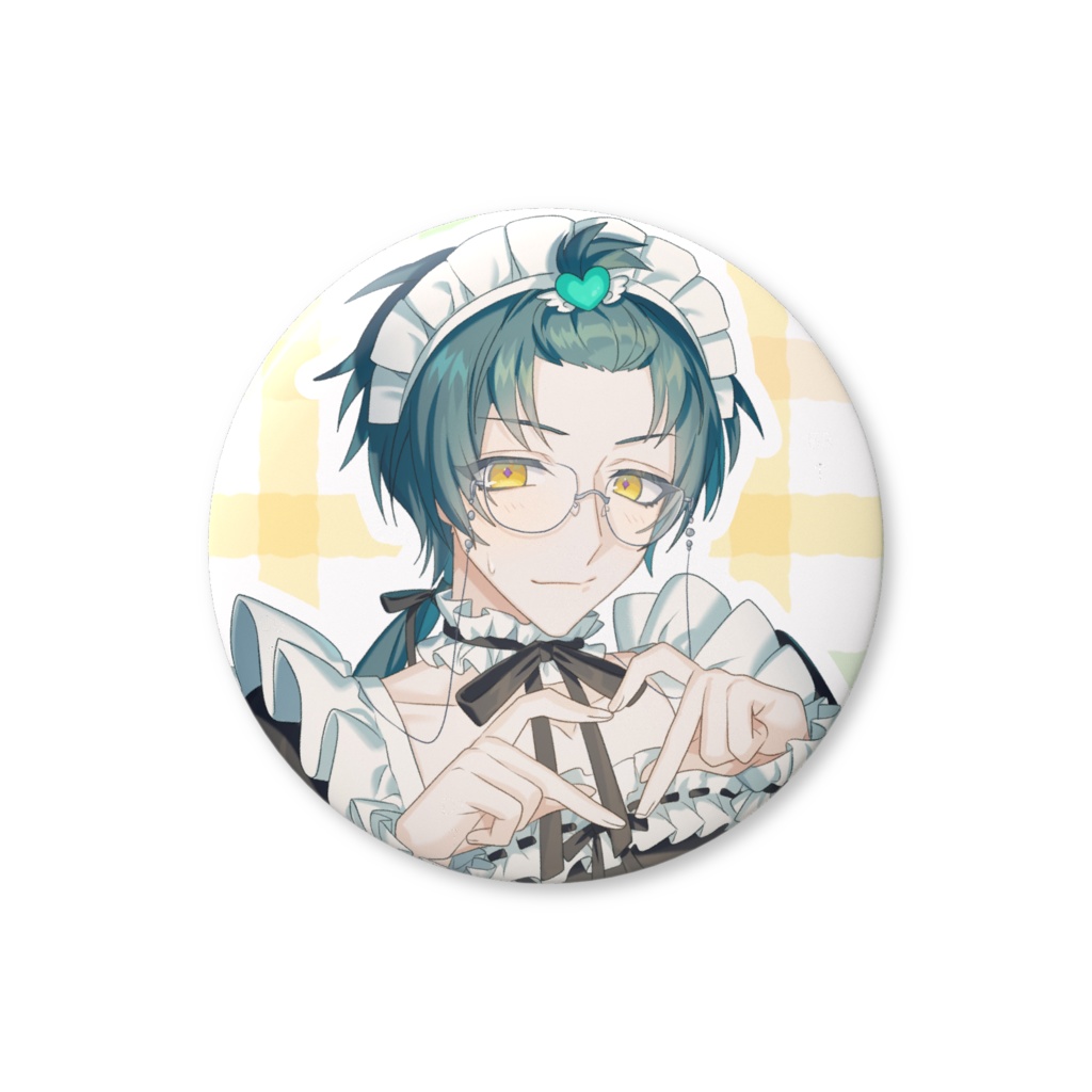 玖穏千夏 エイプリルフール缶バッチ (バリューver.)