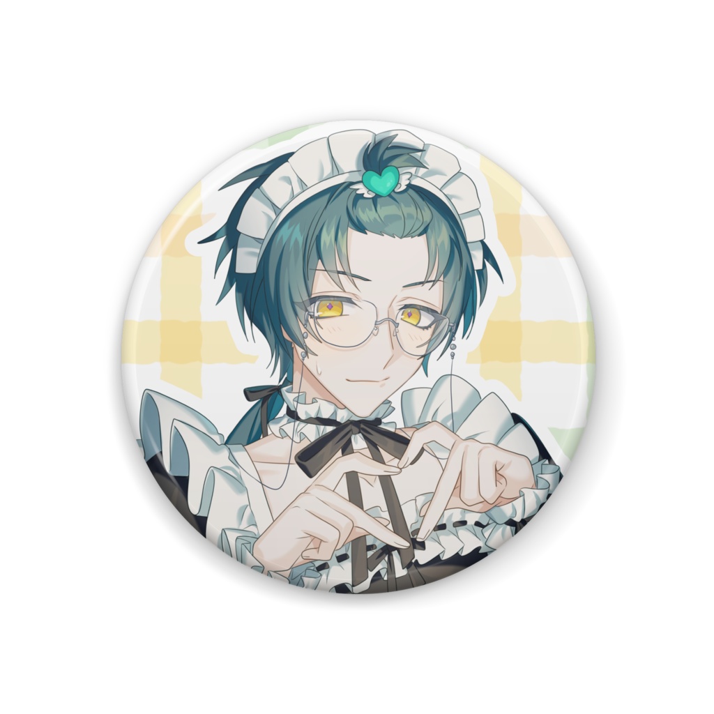 玖穏千夏 エイプリルフール 缶バッチ(スチールver.)