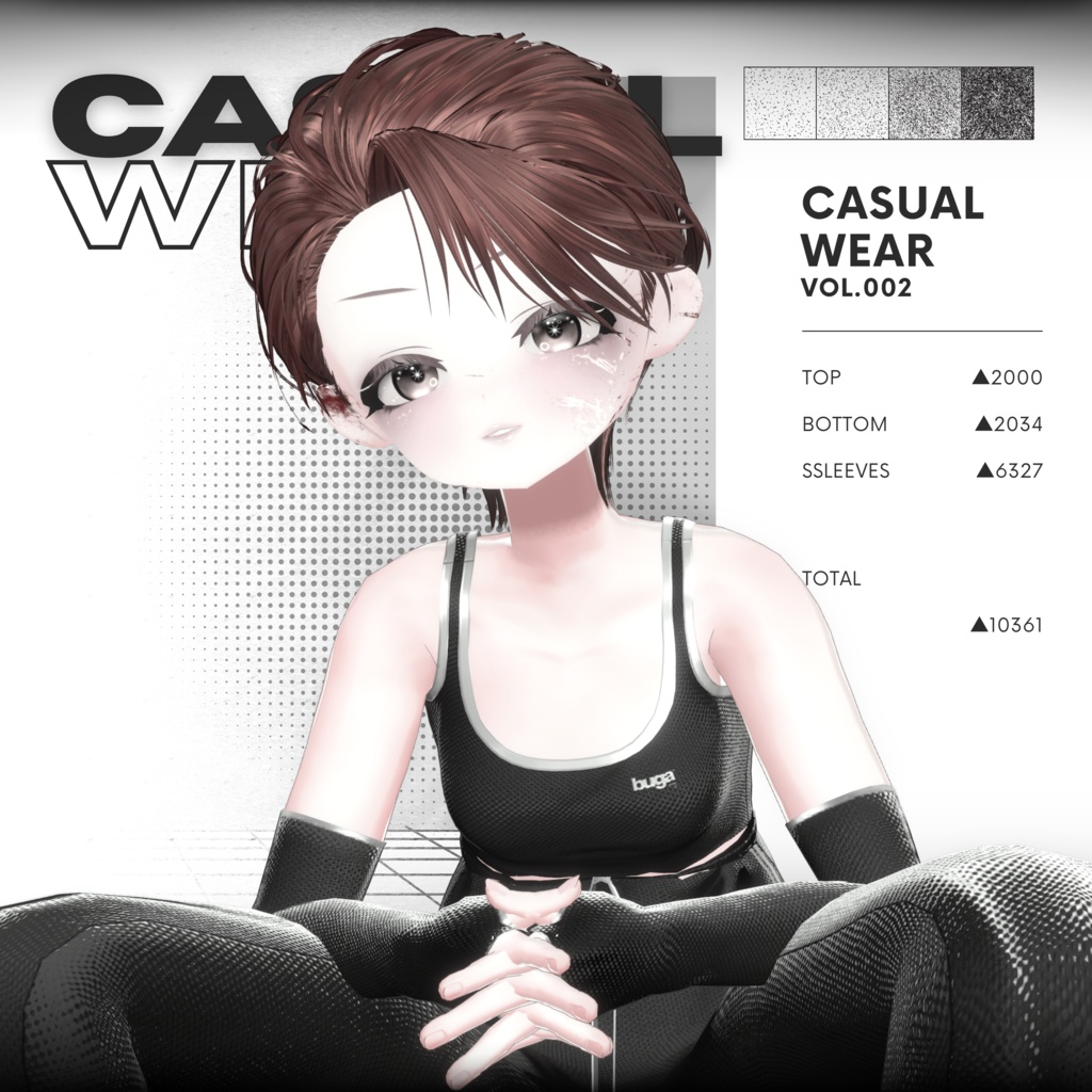 【VRC】Fleza専用衣装CasualWear_Vol.02