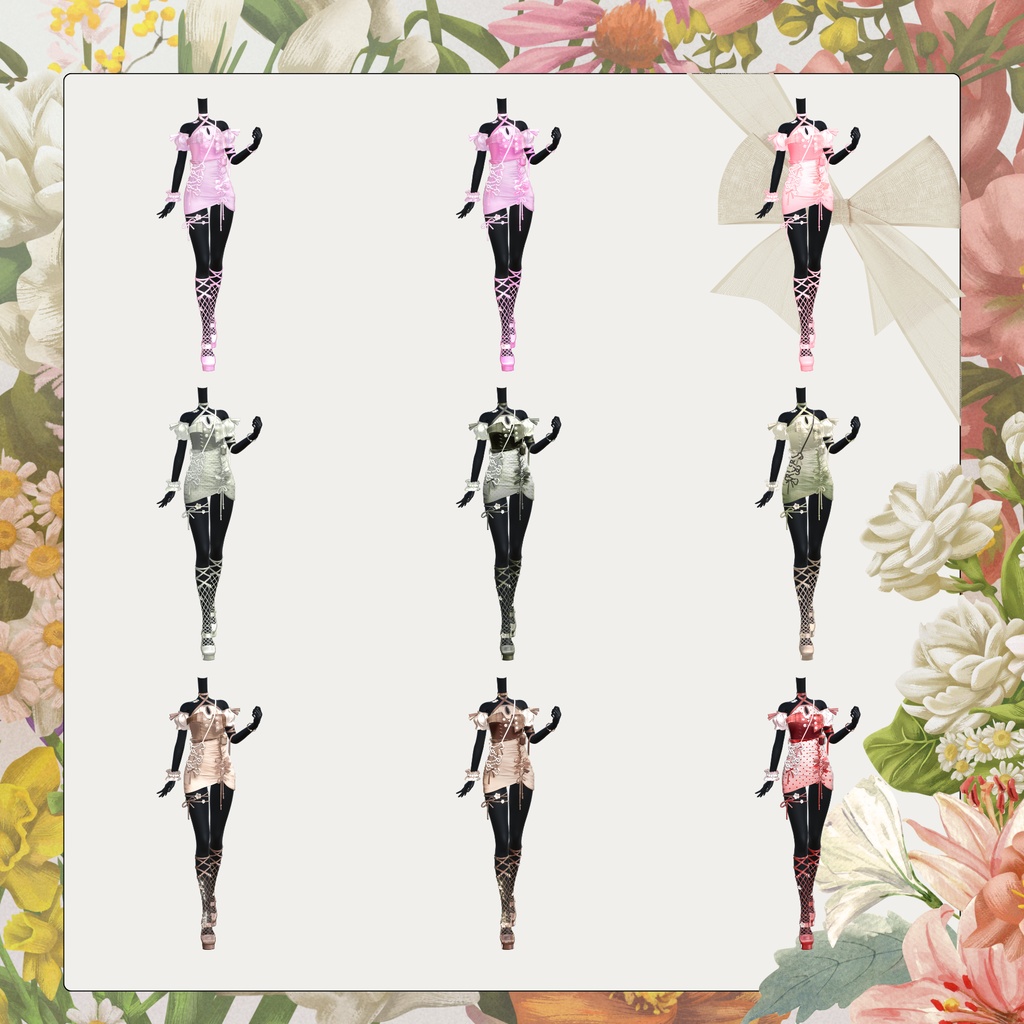 【VRC】衣装 「BlossomExcursion」【10アバター対応】