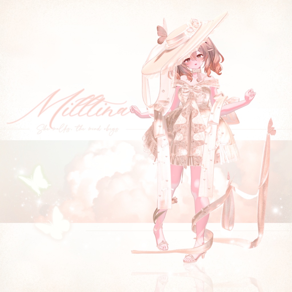 【VRC】衣装 🦋「VernalPirouette」🦋【11アバター対応】