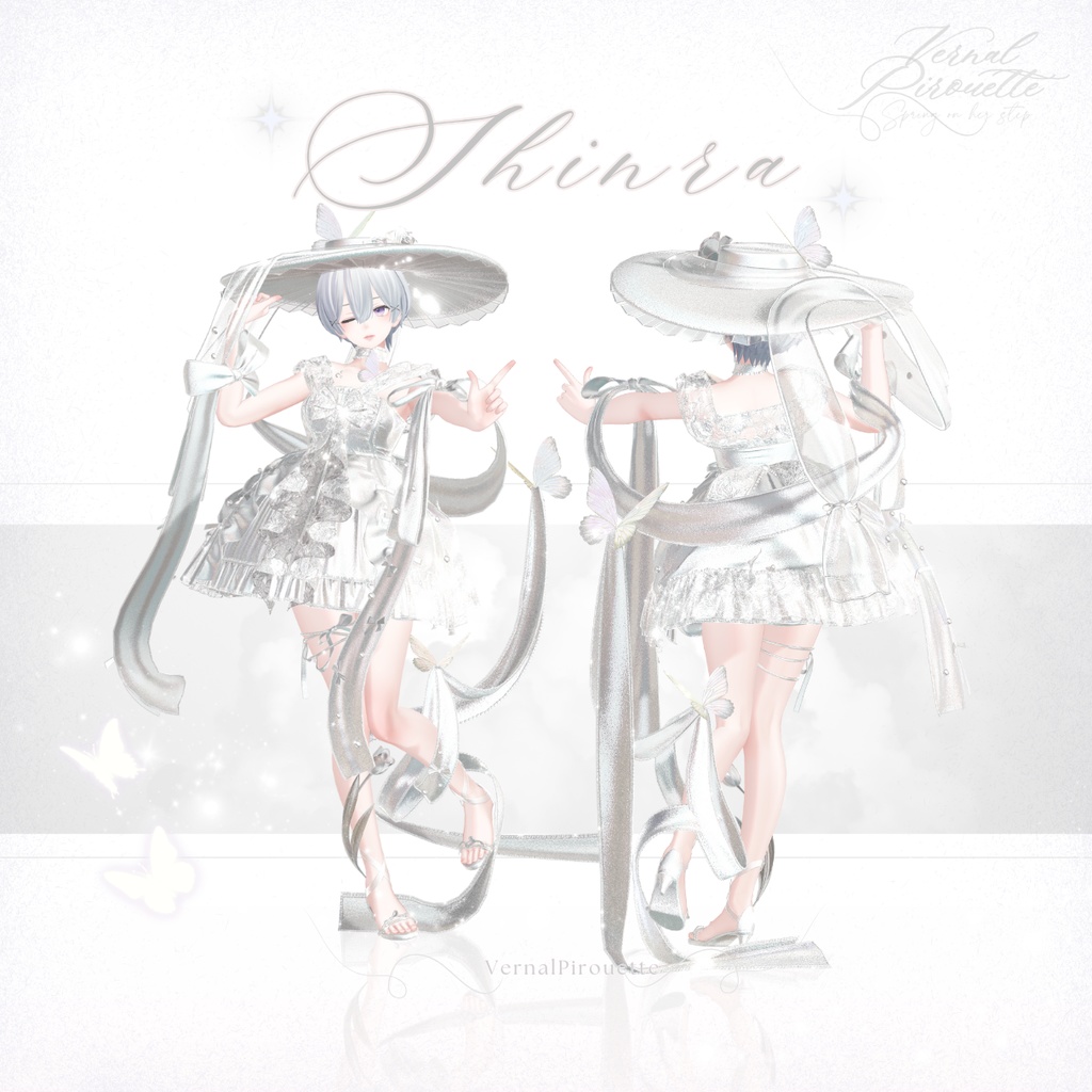 【VRC】衣装 🦋「VernalPirouette」🦋【11アバター対応】