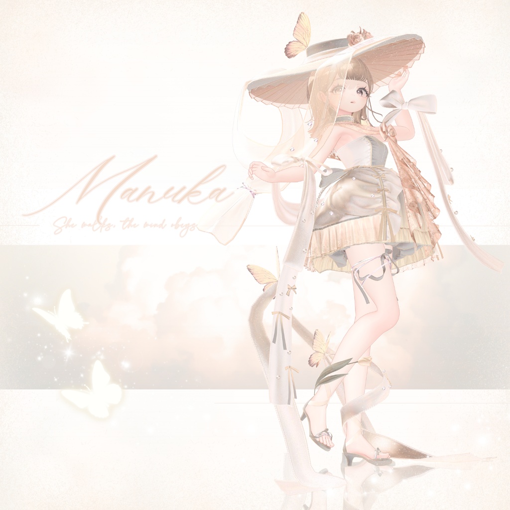 【VRC】衣装 🦋「VernalPirouette」🦋【11アバター対応】