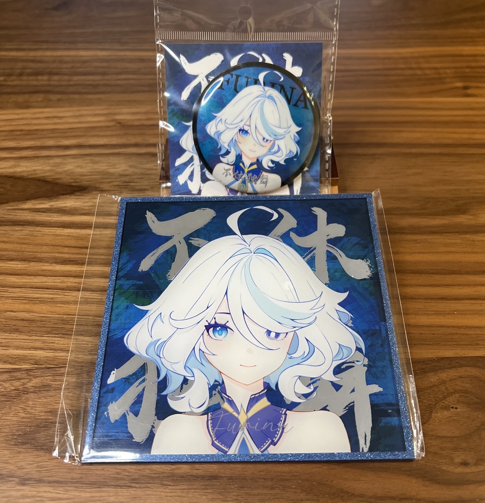 売れ筋がひ新作！ グッズ 同人 原神 缶バッジ annabglwd - 2点セット アクリル色紙 アクリルスタンド