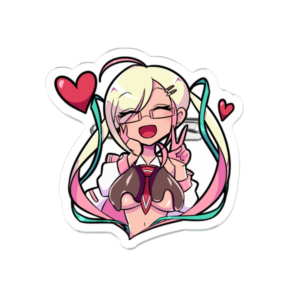 [アクリルバッジ] mi-naちゃんバッジver.1