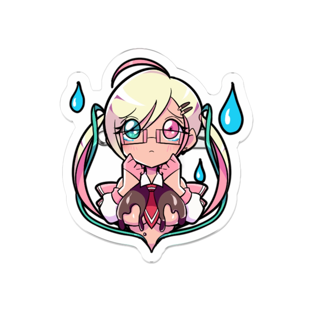 [アクリルバッジ] mi-naちゃんバッジver.2