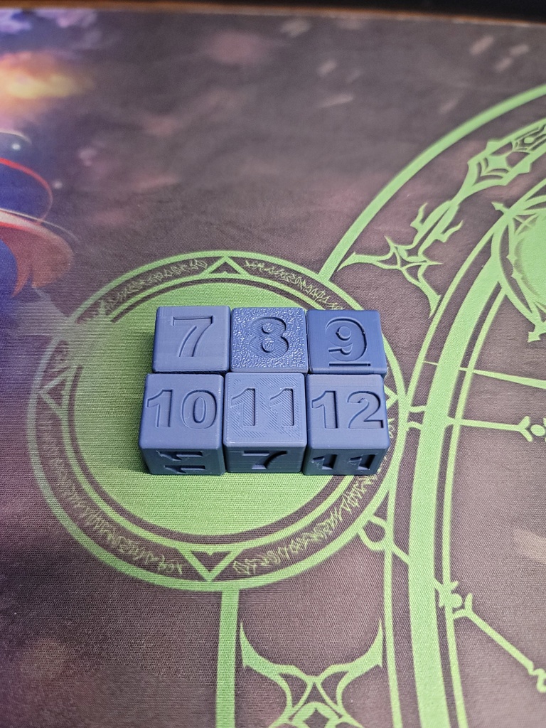 ７～１２ダイス　青　１６mm