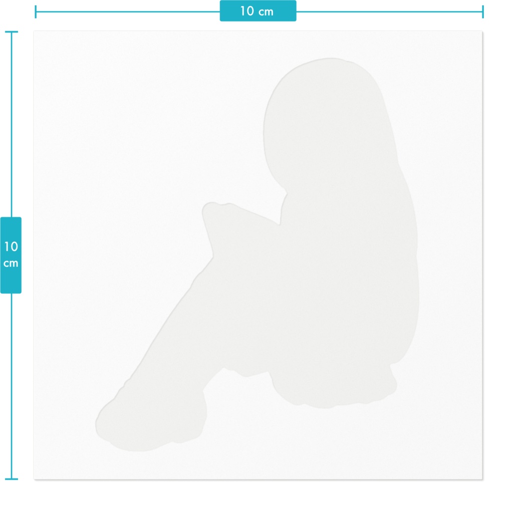古書屋敷さんおすわりステッカー