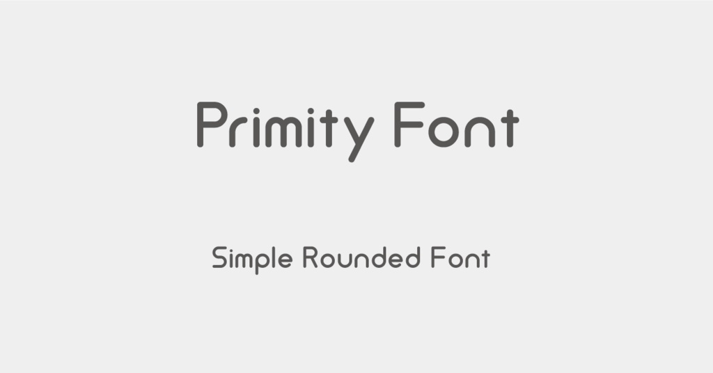 Primity Font
