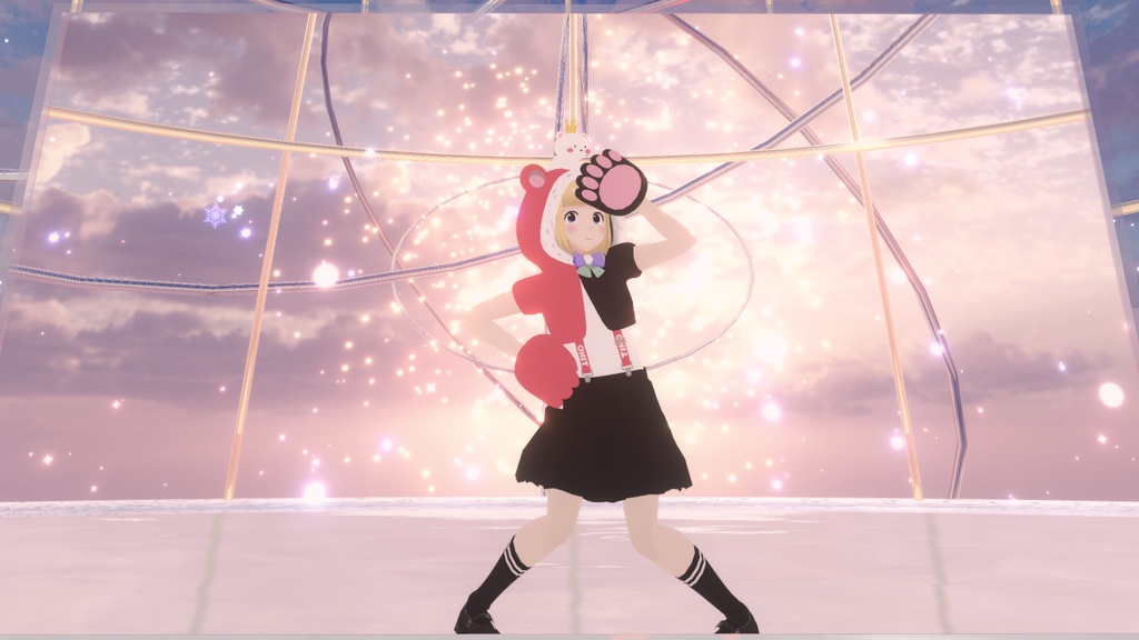 オリジナル3Dモデル「チノ」VRChat想定