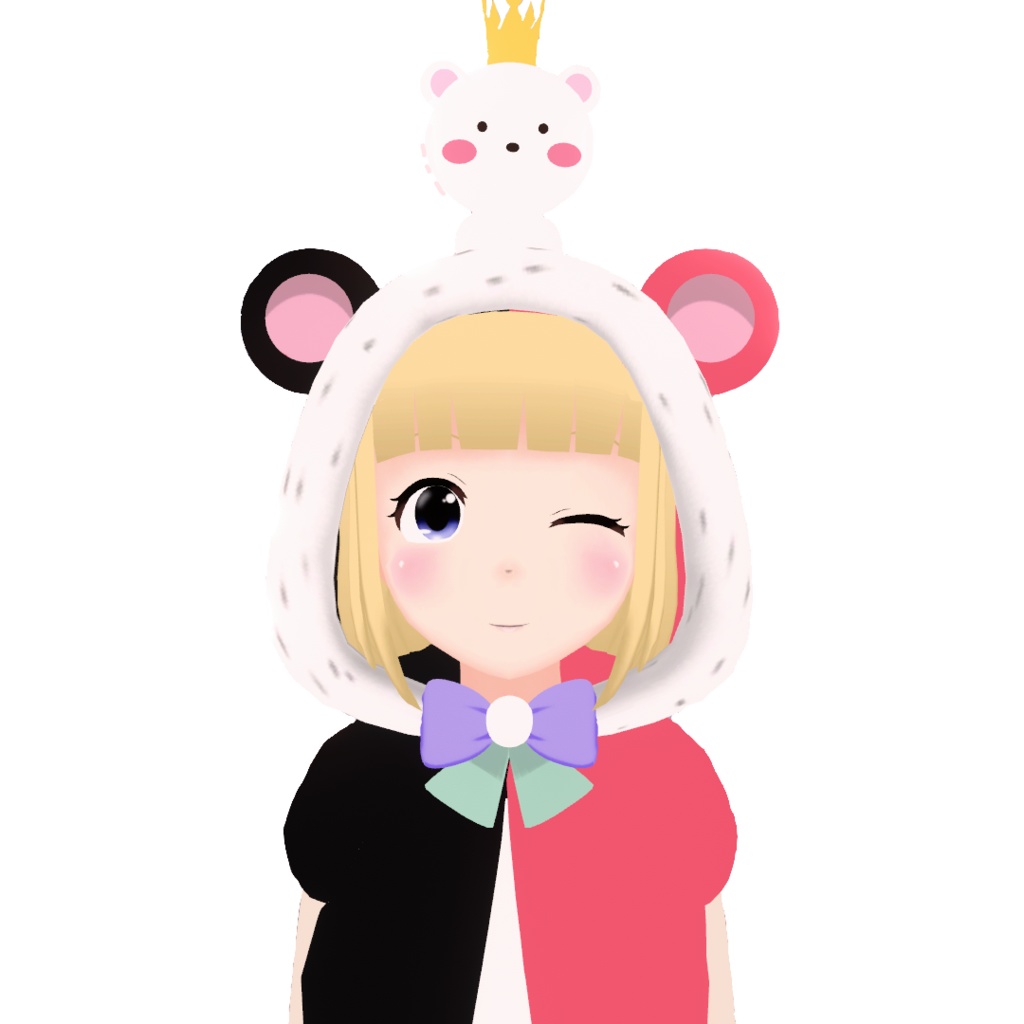 オリジナル3Dモデル「チノ」VRChat想定