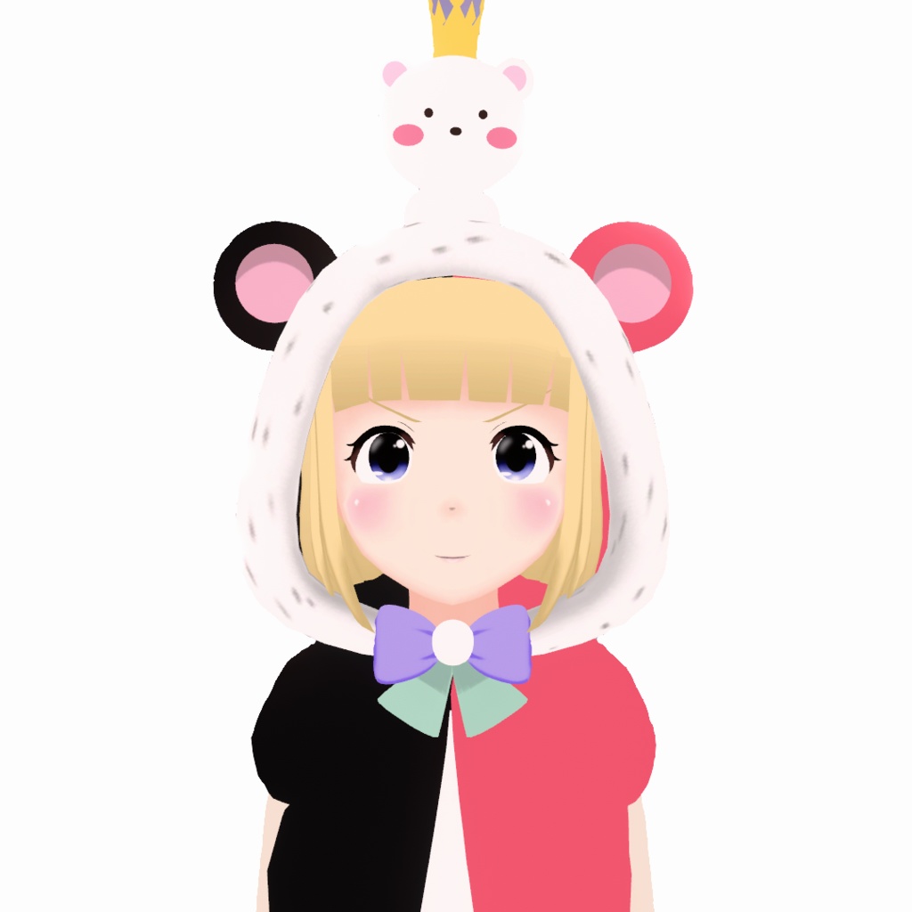 オリジナル3Dモデル「チノ」VRChat想定