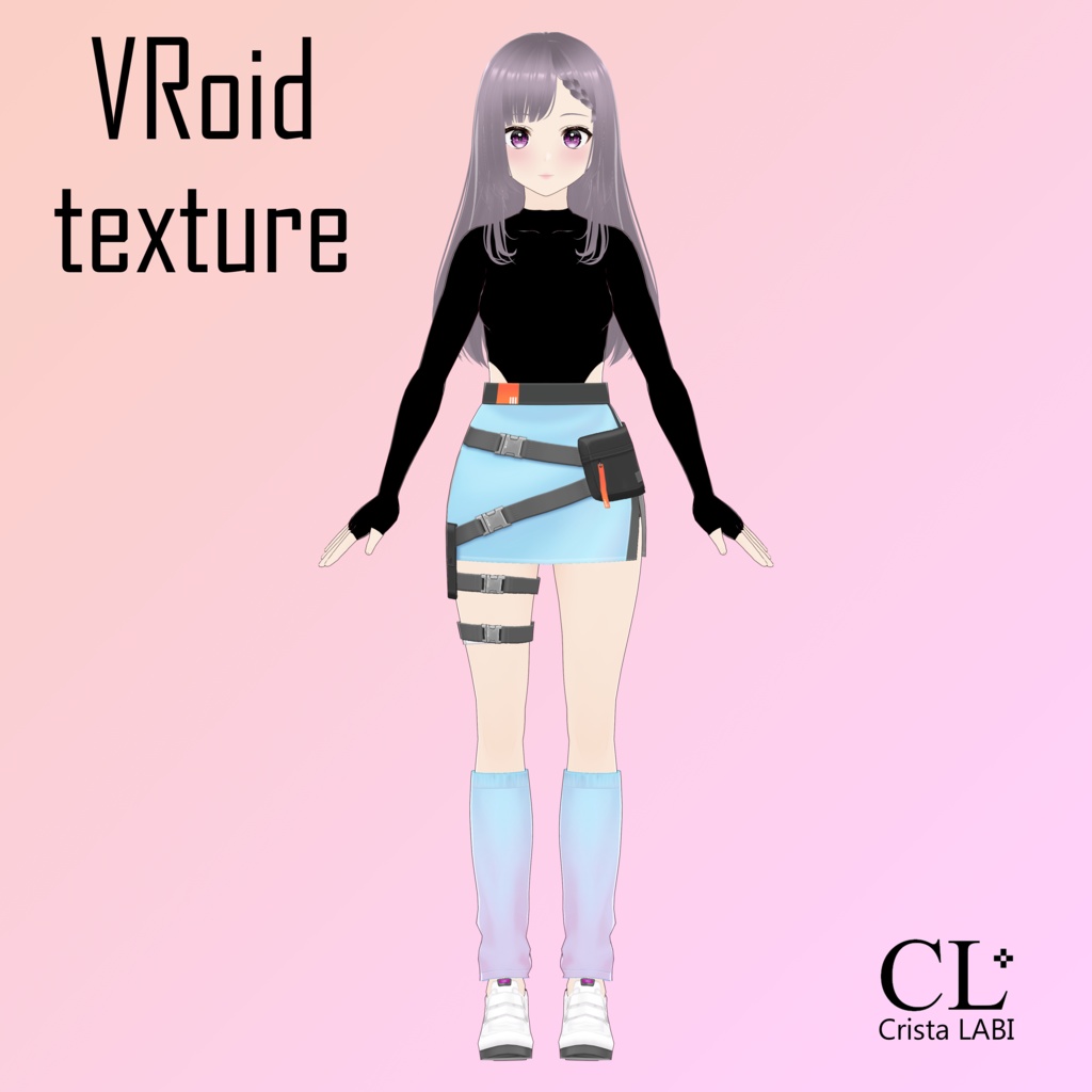 Kpopアイドル風ボディースーツ2種（VroidTexture）